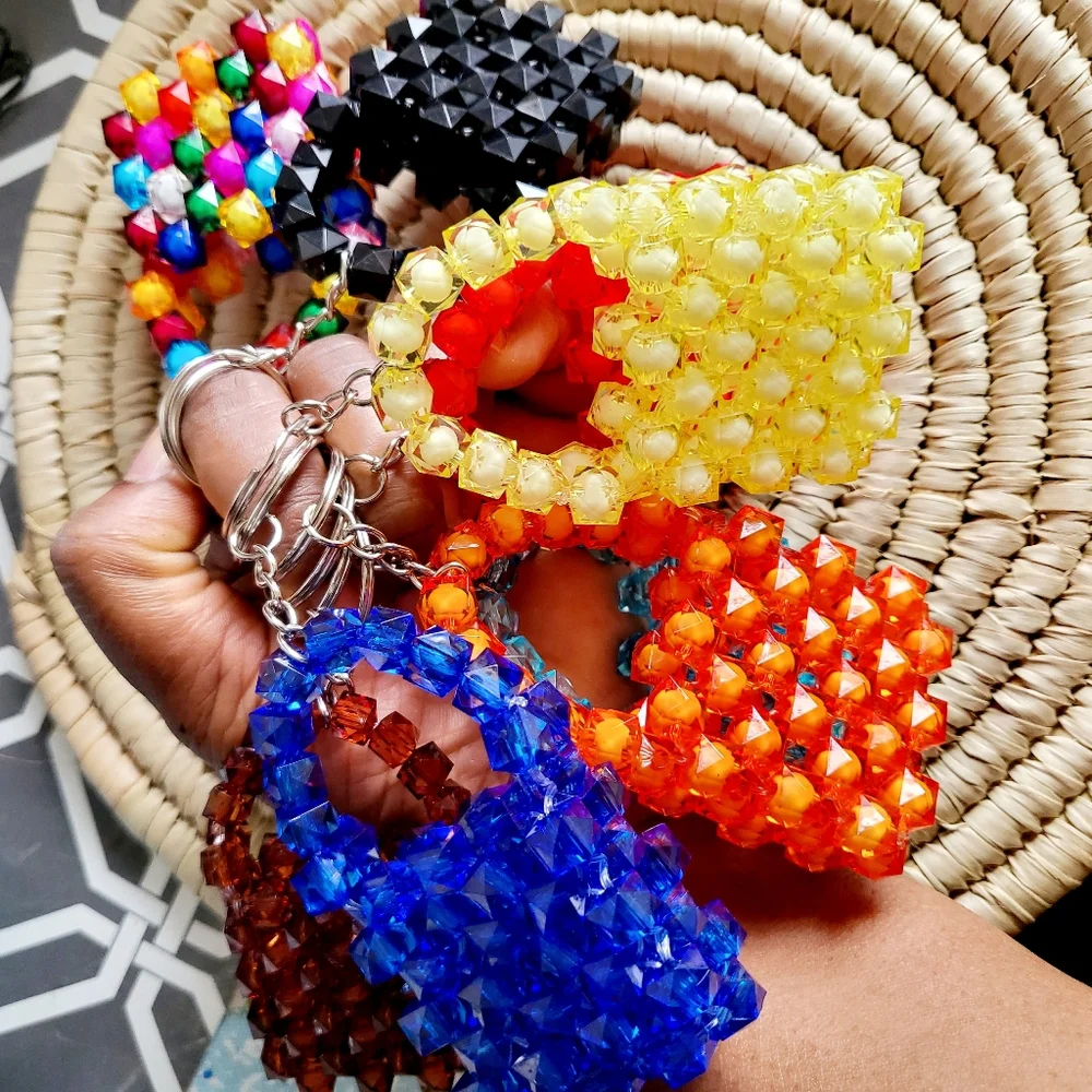 beaded keychains. - Picture 2 of 4